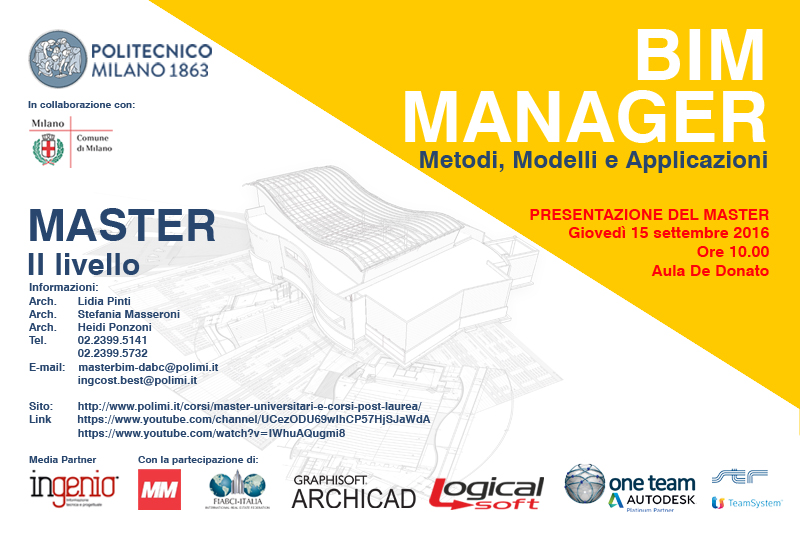 Presentazione Master BIM II ed. 2016-2017