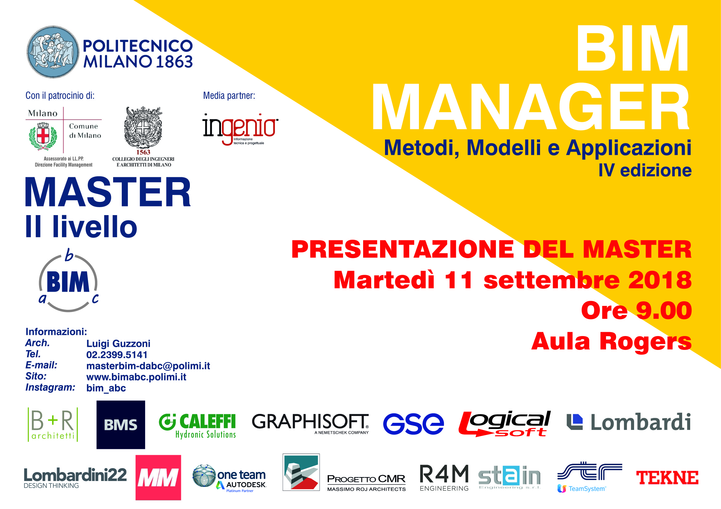 Presentazione Master BIM IV ed. 2018-2019