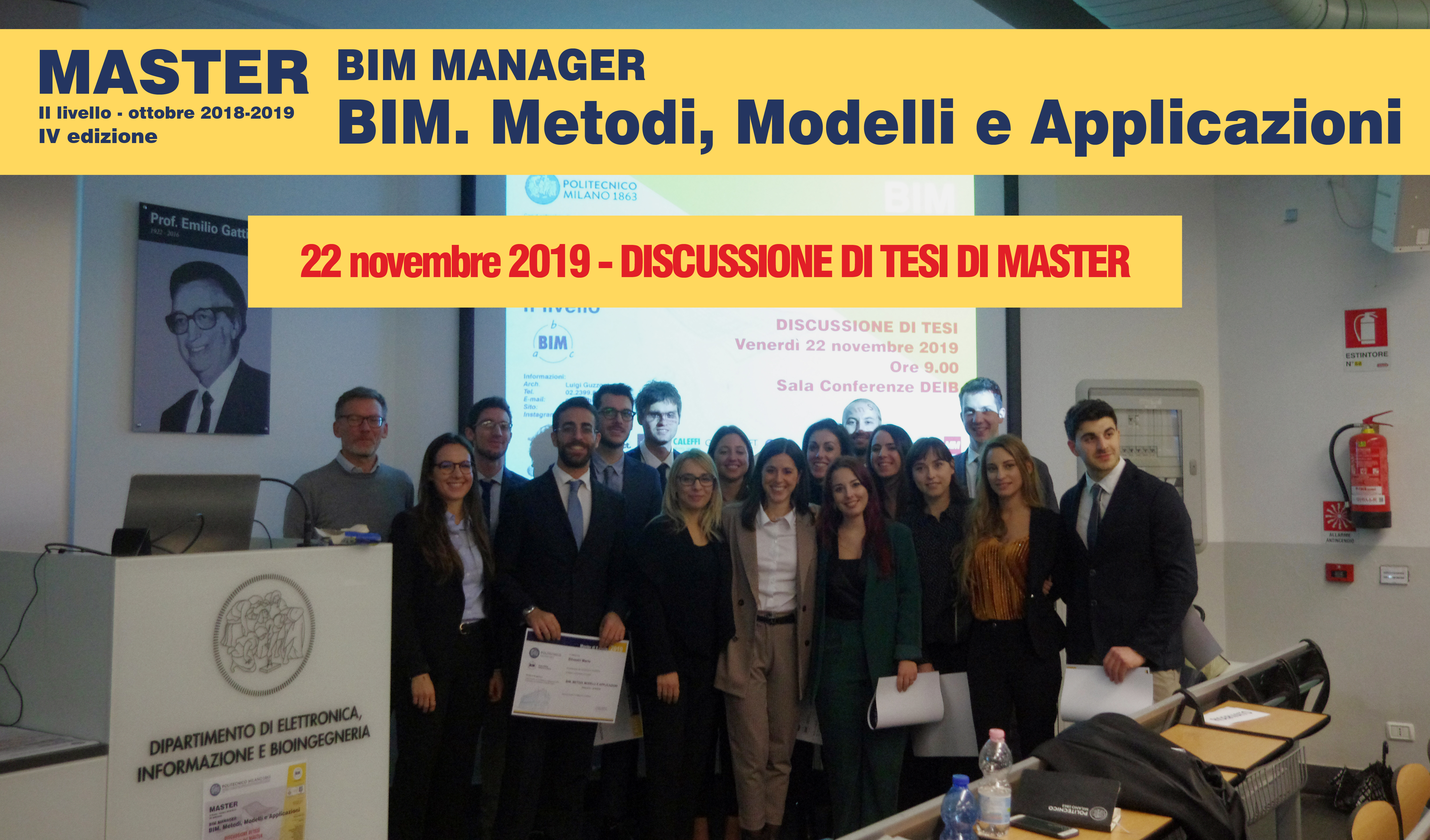 Discussione di Tesi Master BIM IV ed. 2018-2019