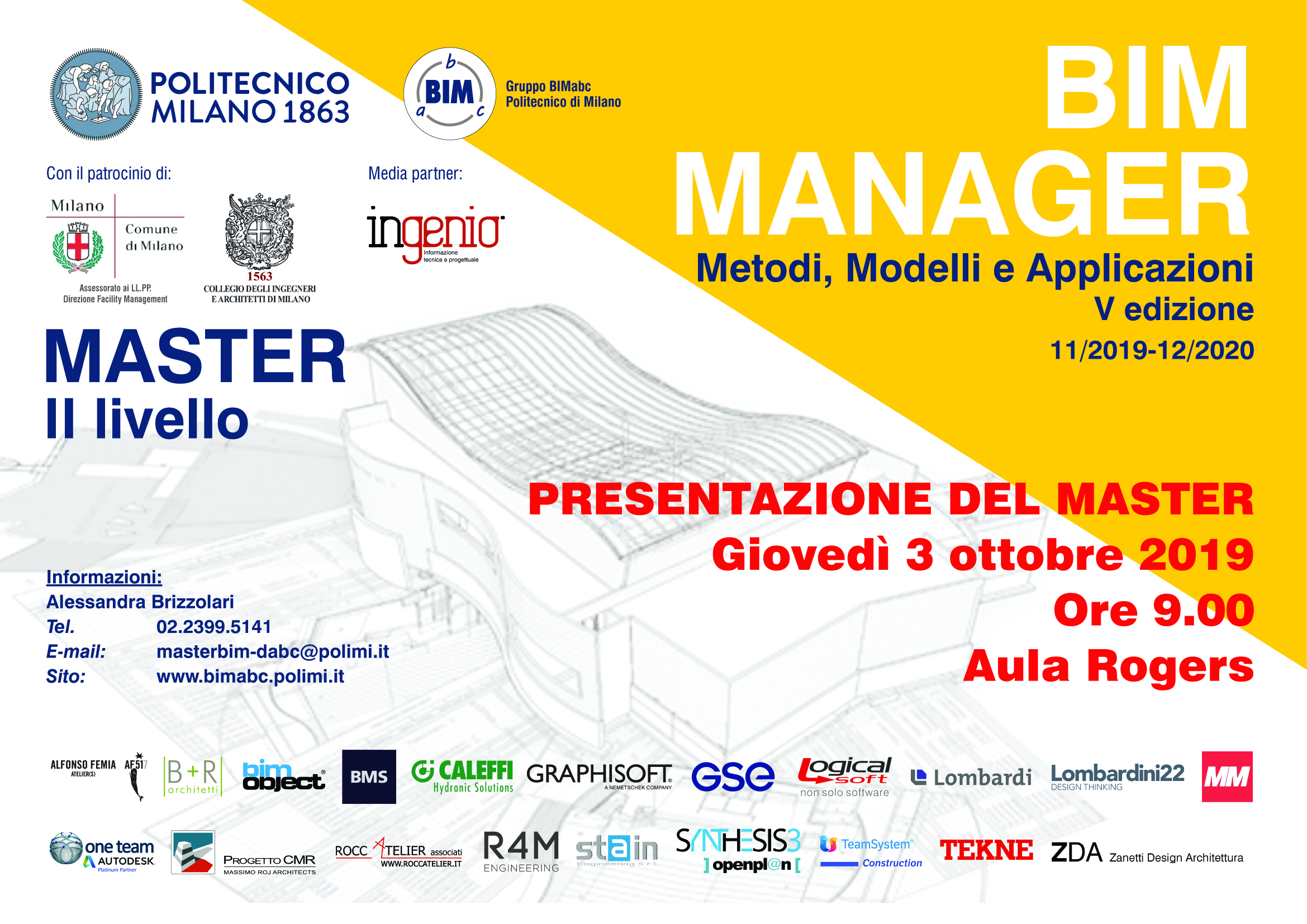 Presentazione Master BIM V ed. 2019-2020